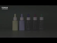 Impressão do Logotipo Frascos Conta-Gotas de Soro PET 50ml para Óleos Essenciais e Cuidados com a Pele