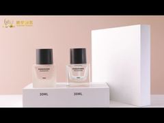 Frascos de base líquida transparente, capacidade de 30ml, com bomba de soro de pressão para dispensação precisa e controlada