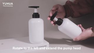 Solução de embalagem de garrafa cosmética PET 500ml